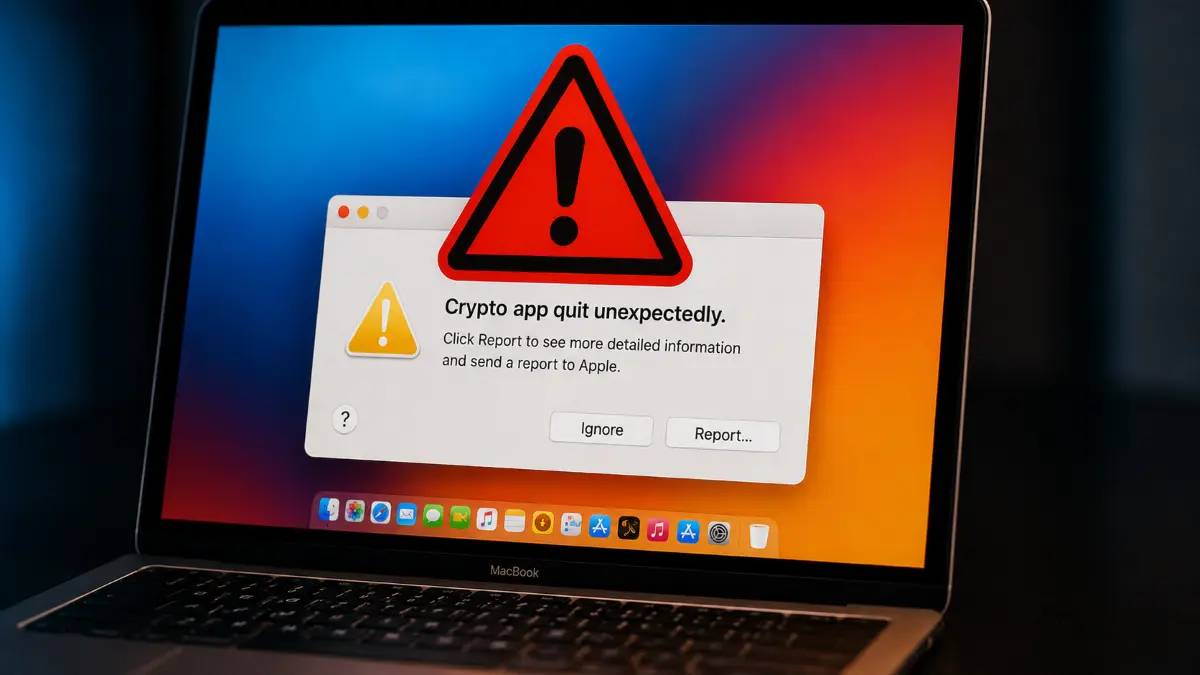 Fake Mac Crash Reports Target Passwords and Crypto Wallets
