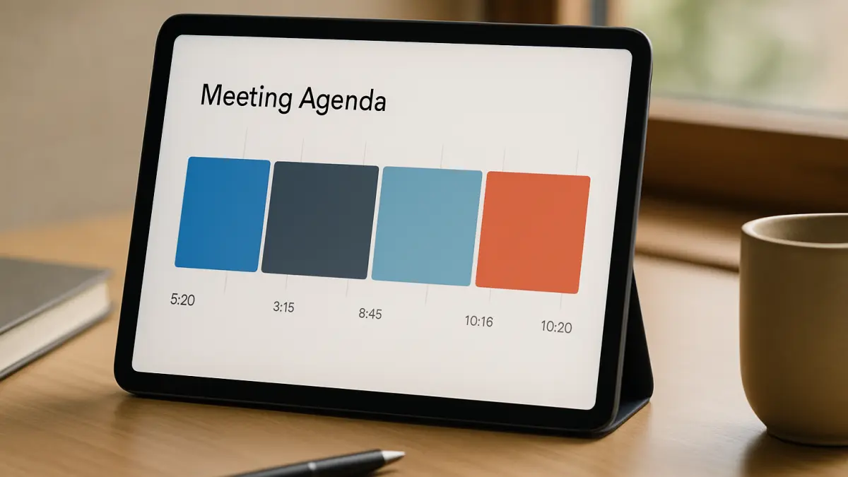 AI-Powered Meeting Agenda Generator with Time Allocation