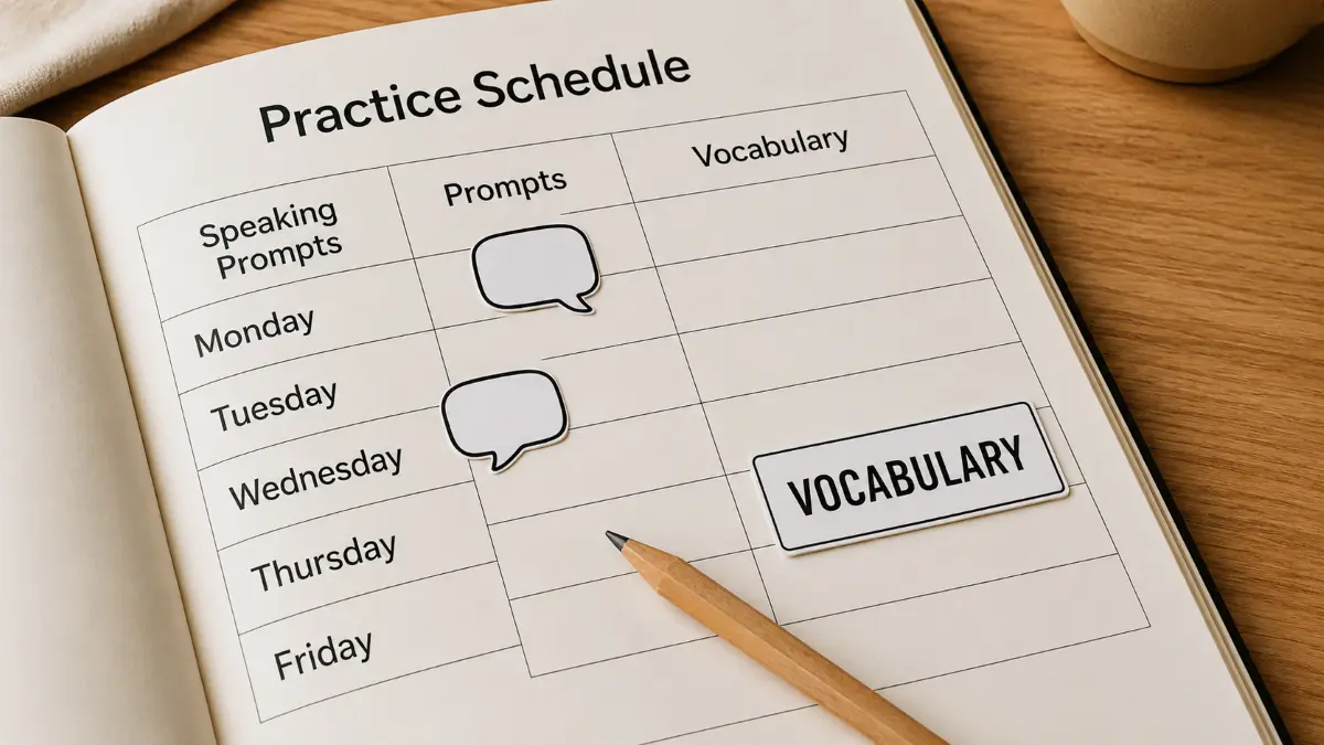 Create an AI-Enhanced Personalized Language Practice Schedule
