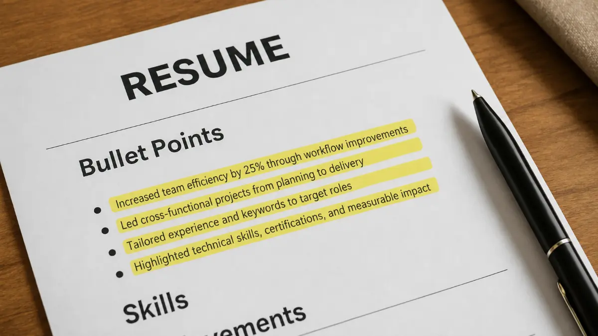Enhance Your Resume Bullet Points with AI