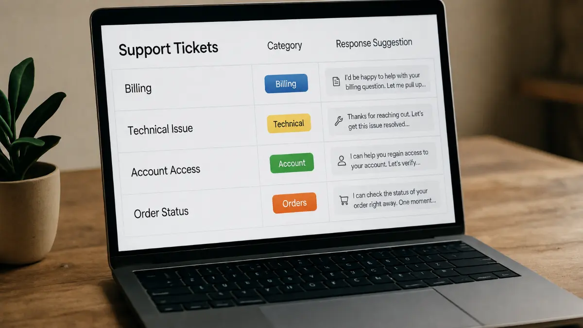 AI-Powered Support Ticket Categorizer for Small Businesses