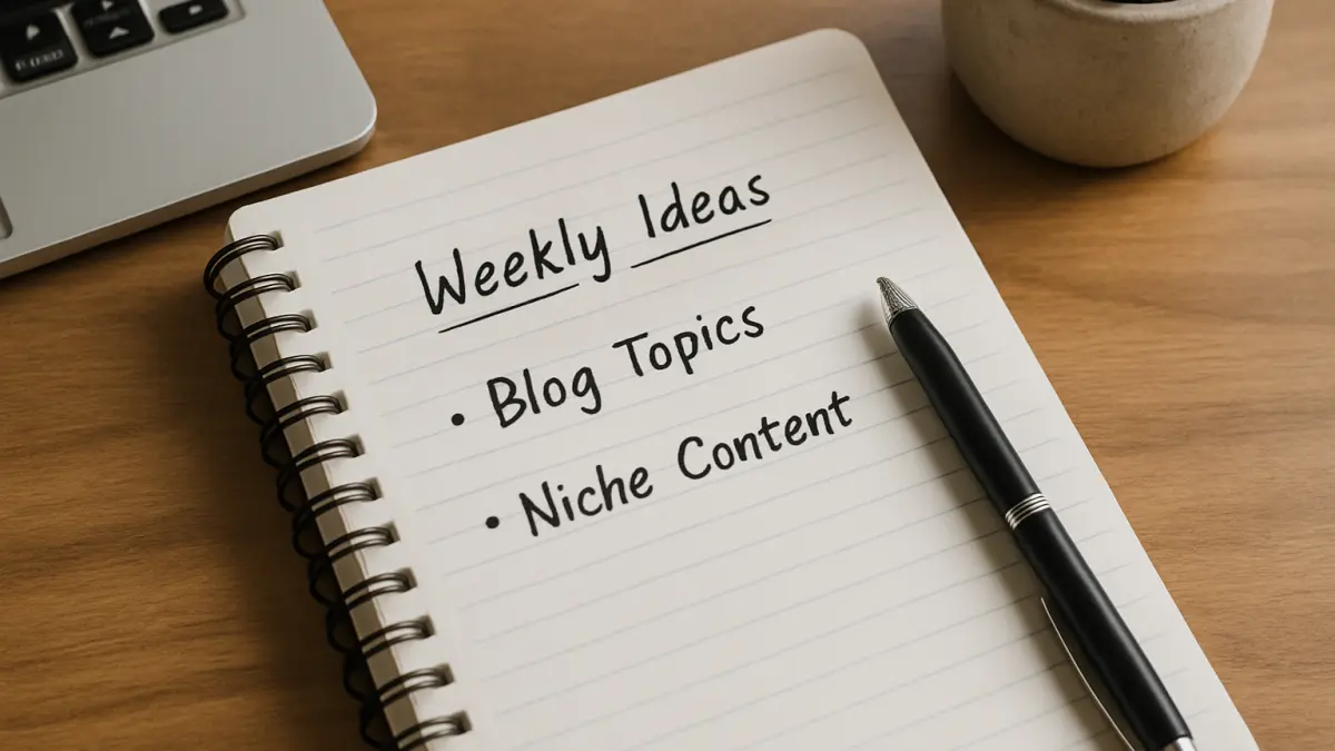 Create an AI-Powered Weekly Content Idea Generator for Niche Blogs