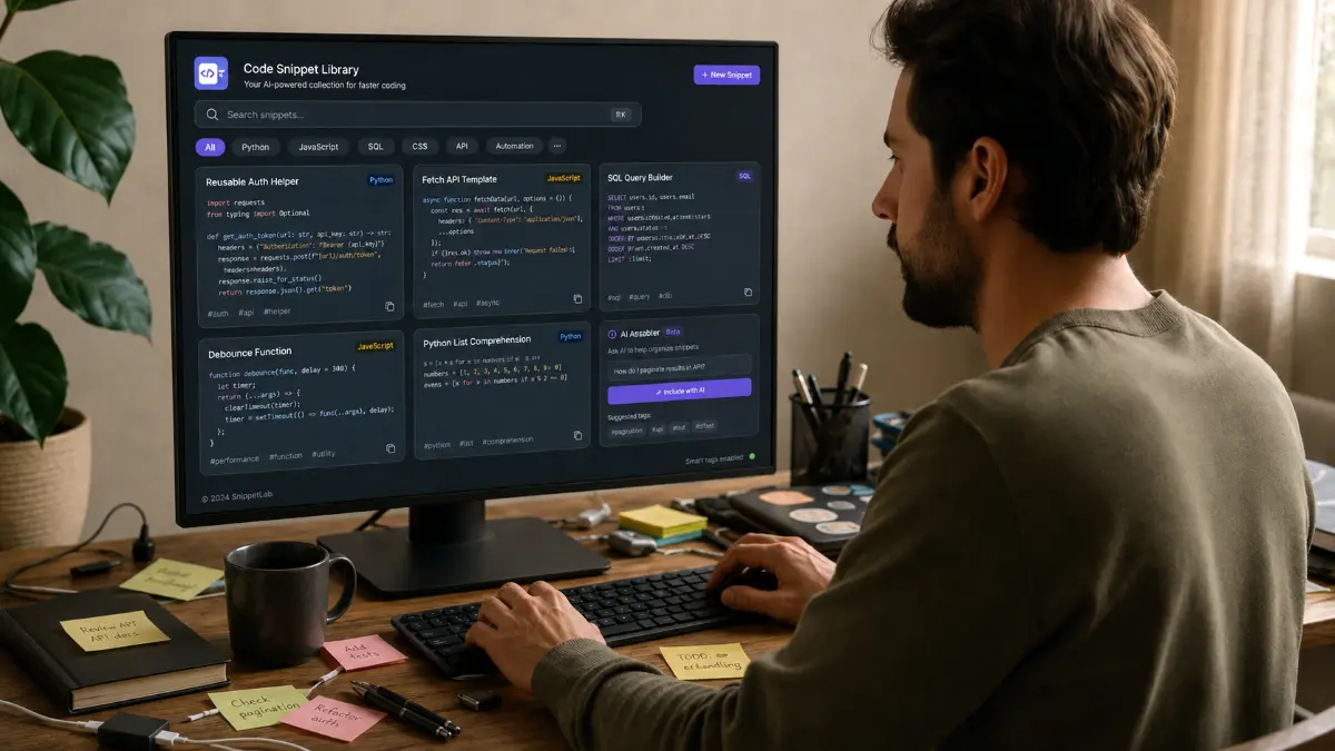 Build a Custom AI-Powered Code Snippet Library for Faster Coding