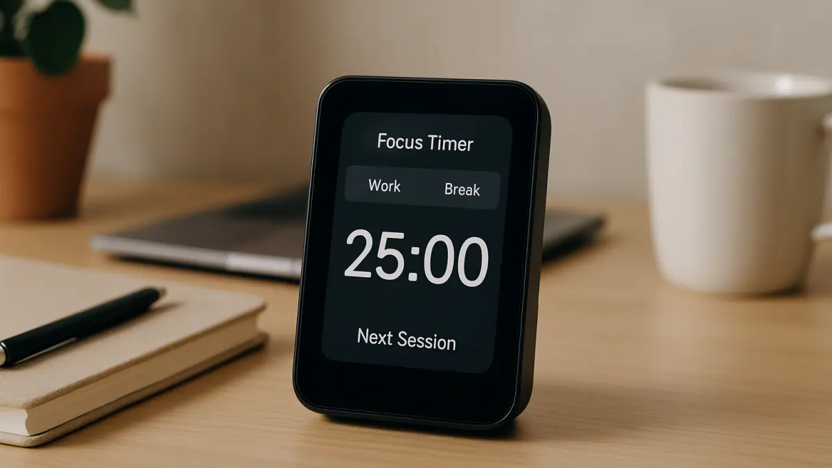 Build a Personalized AI-Powered Focus Timer with Smart Breaks