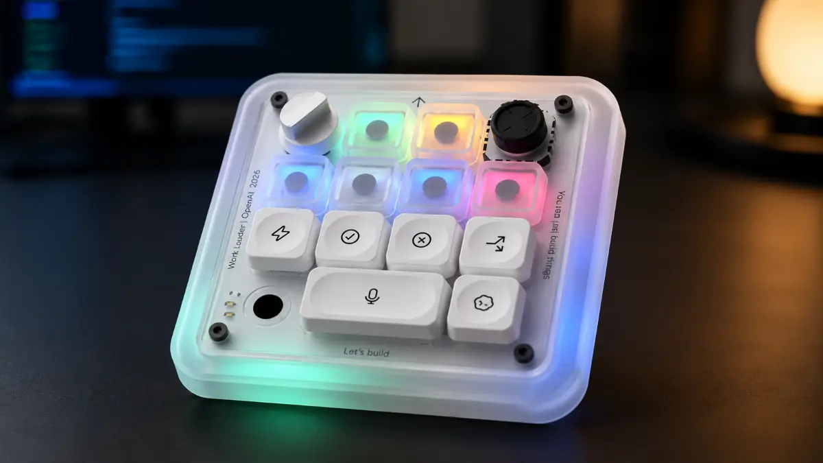 OpenAI launches Codex Micro RGB macropad for AI coding control