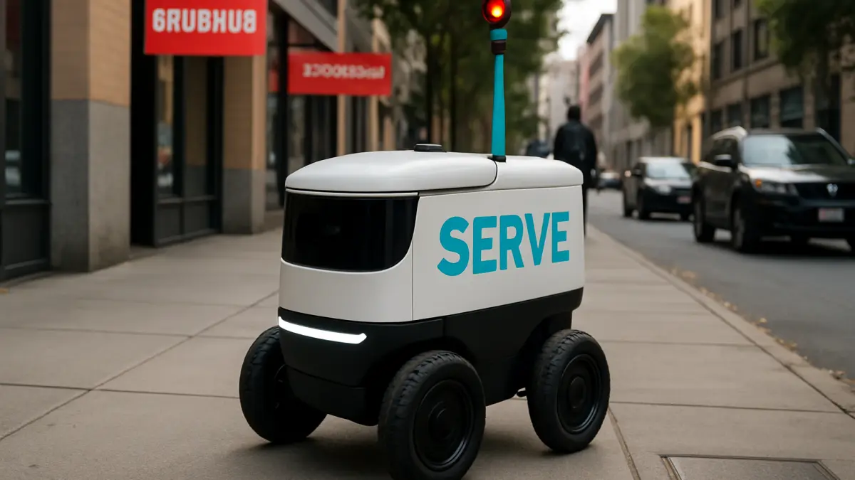 Serve Robotics Expands Autonomous Delivery with DoorDash and Grubhub