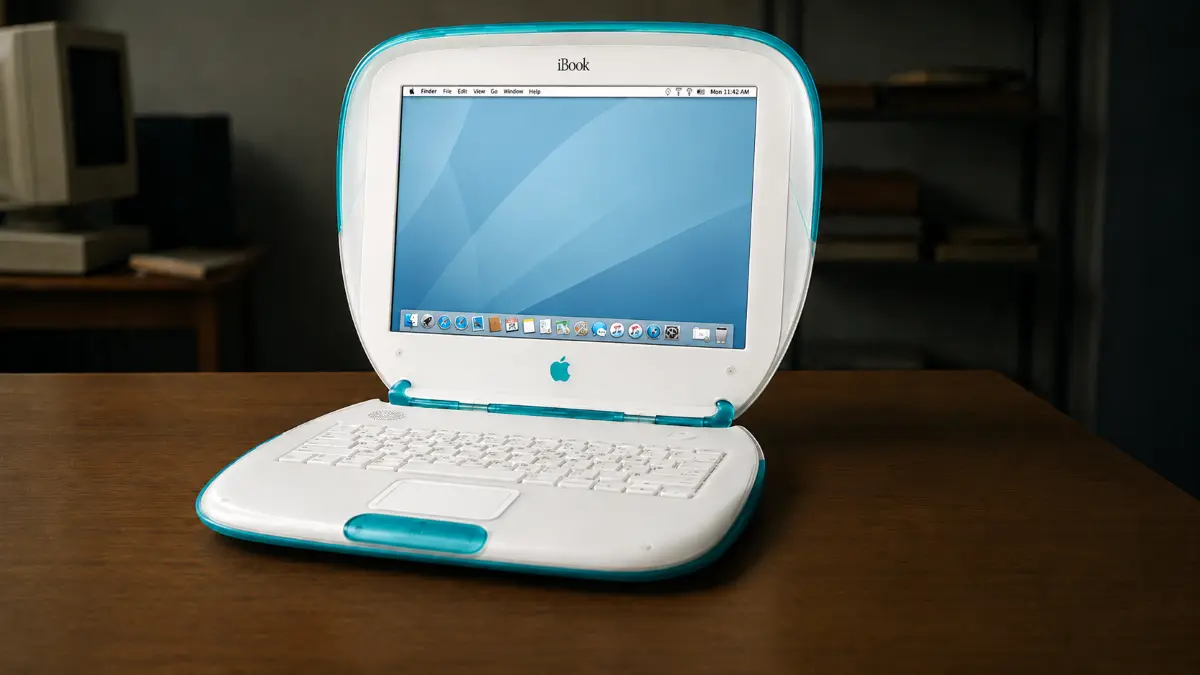 Apple iBook Launches Built-In Wireless Networking in 1999