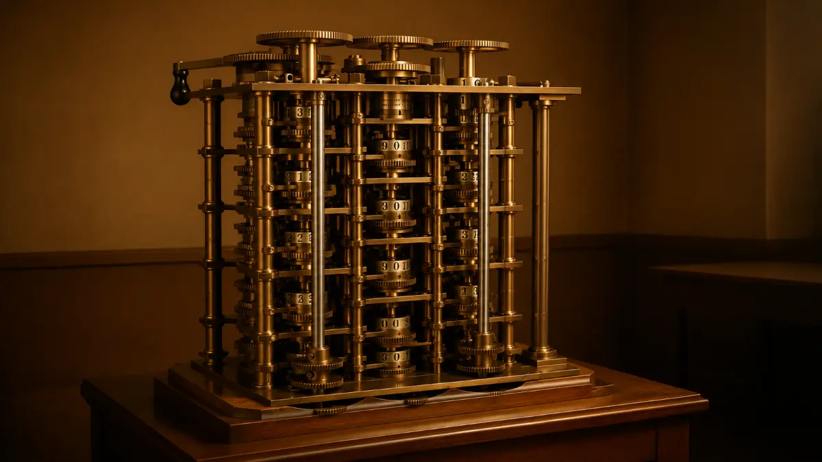 Charles Babbage’s Difference Engine Design Unveiled in 1822