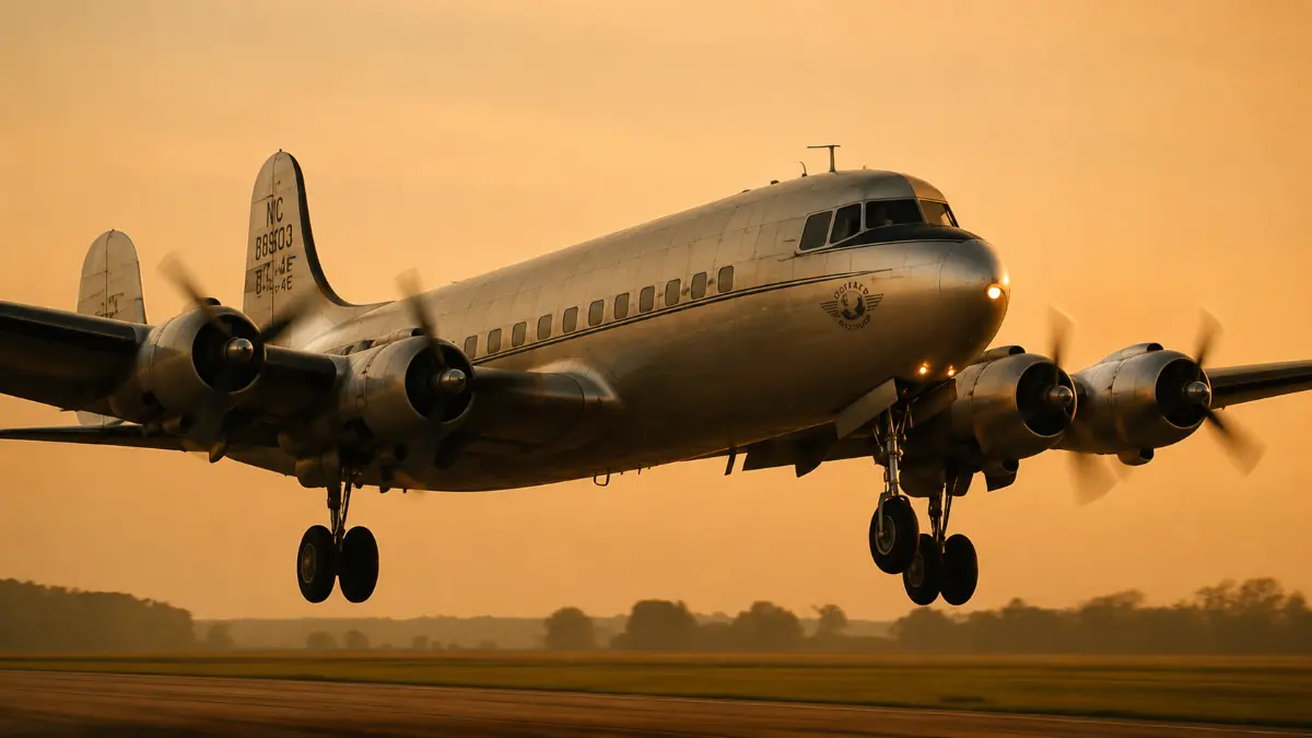 Douglas DC-4E First Test Flight and Its Impact on Aviation Technology
