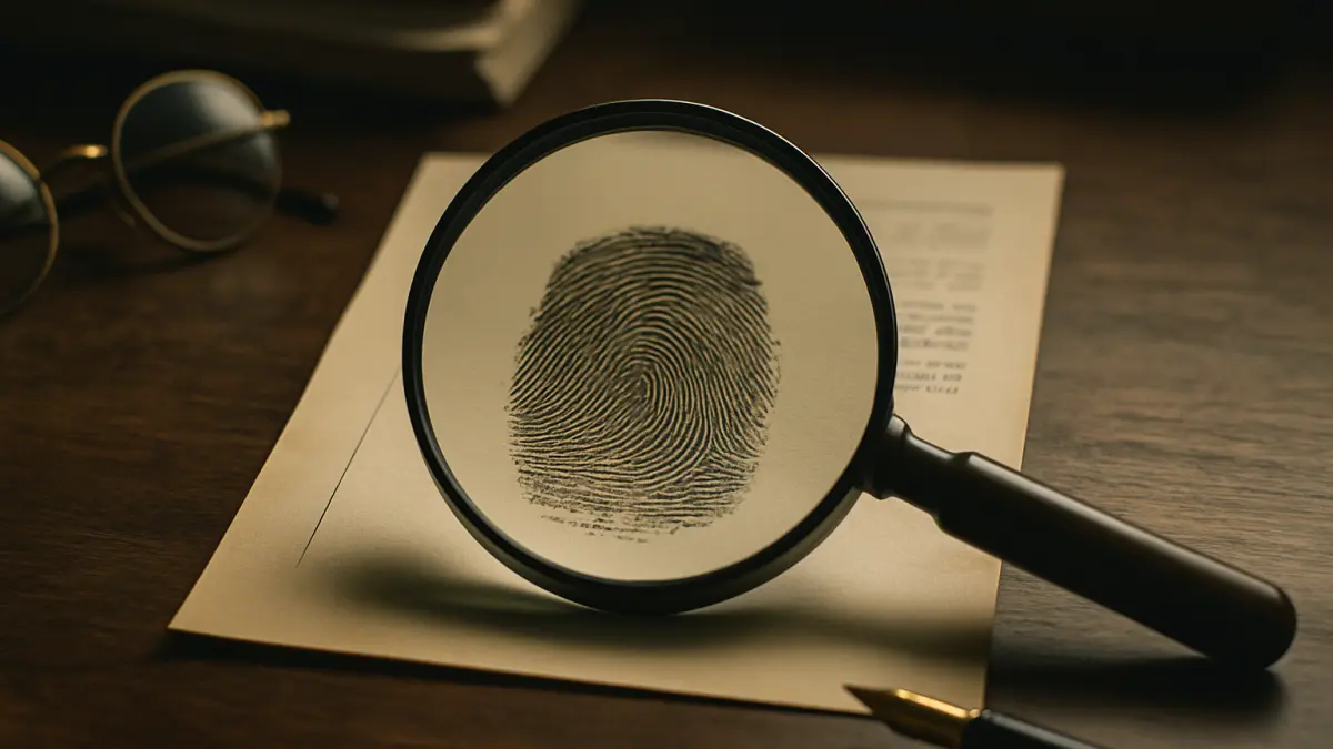 First Use of Fingerprint Evidence in Murder Conviction