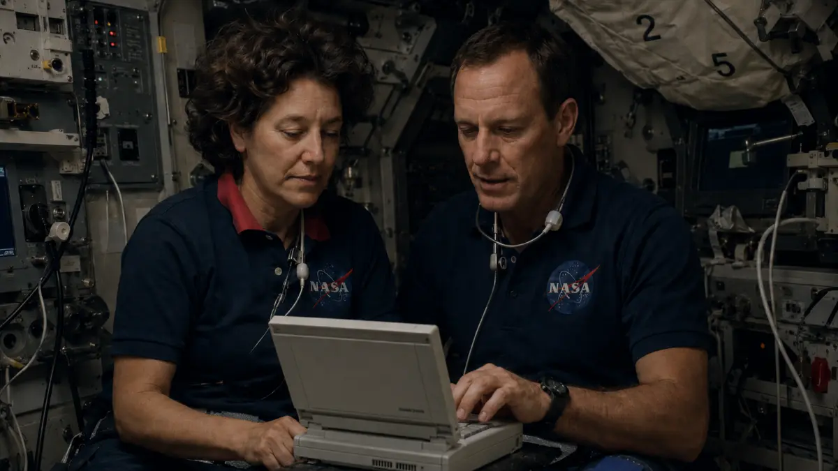First Email Sent from Space Using Apple Macintosh Portable