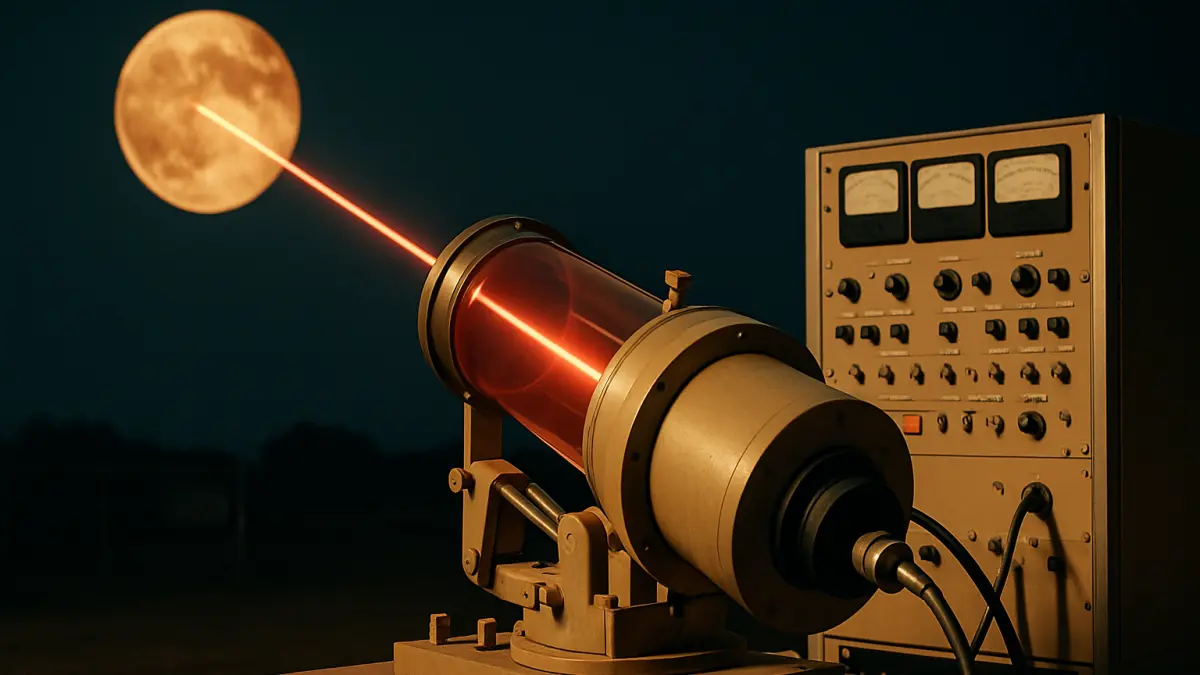 Laser Beam Bounced Off the Moon in 1962