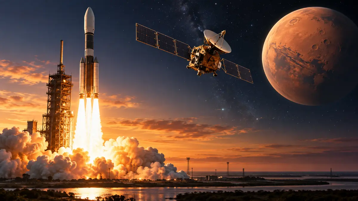 NASA Launches Mars Observer in 1992