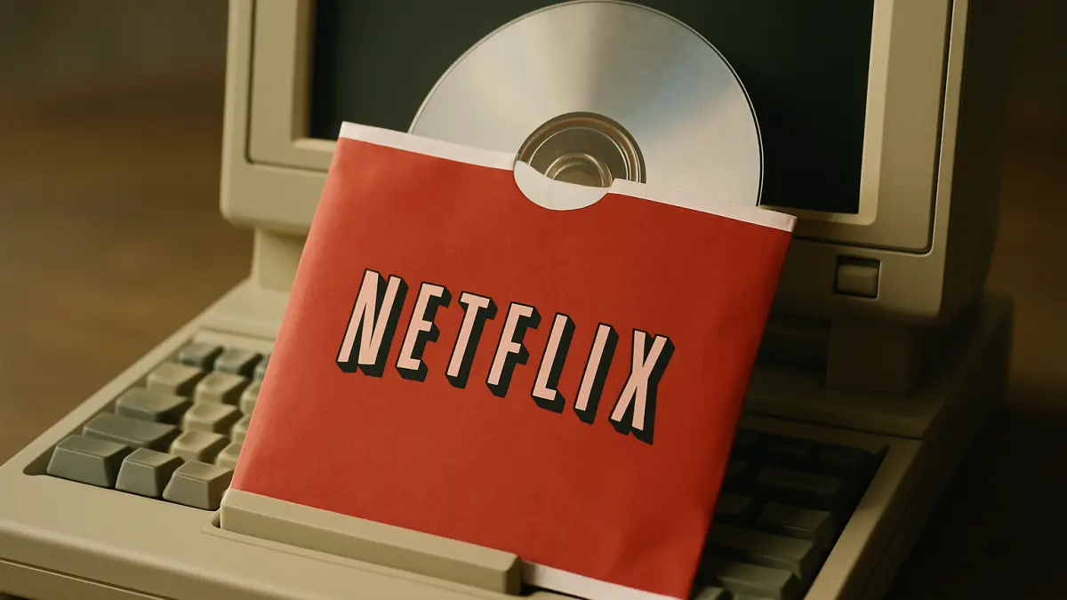 Netflix Launches Internet DVD Rental Service in 1997