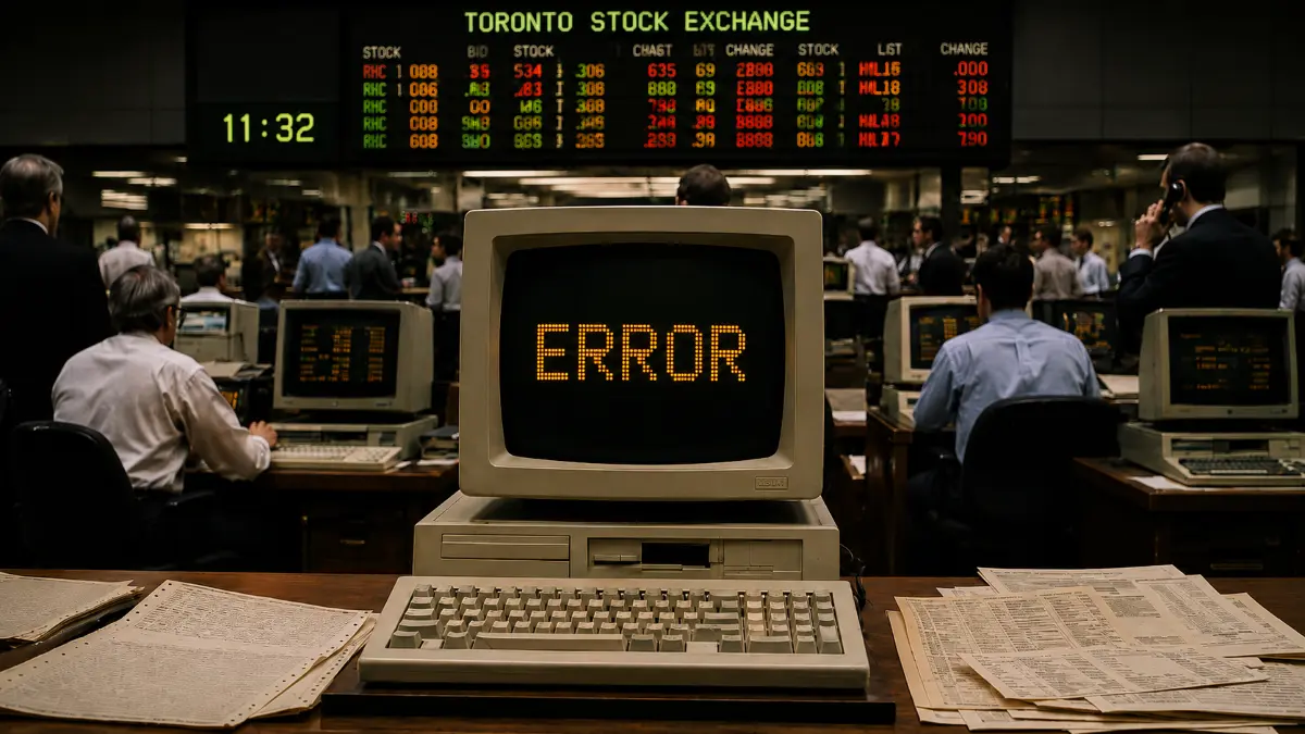 Solar Particle Event Disrupts Toronto Stock Exchange Computers