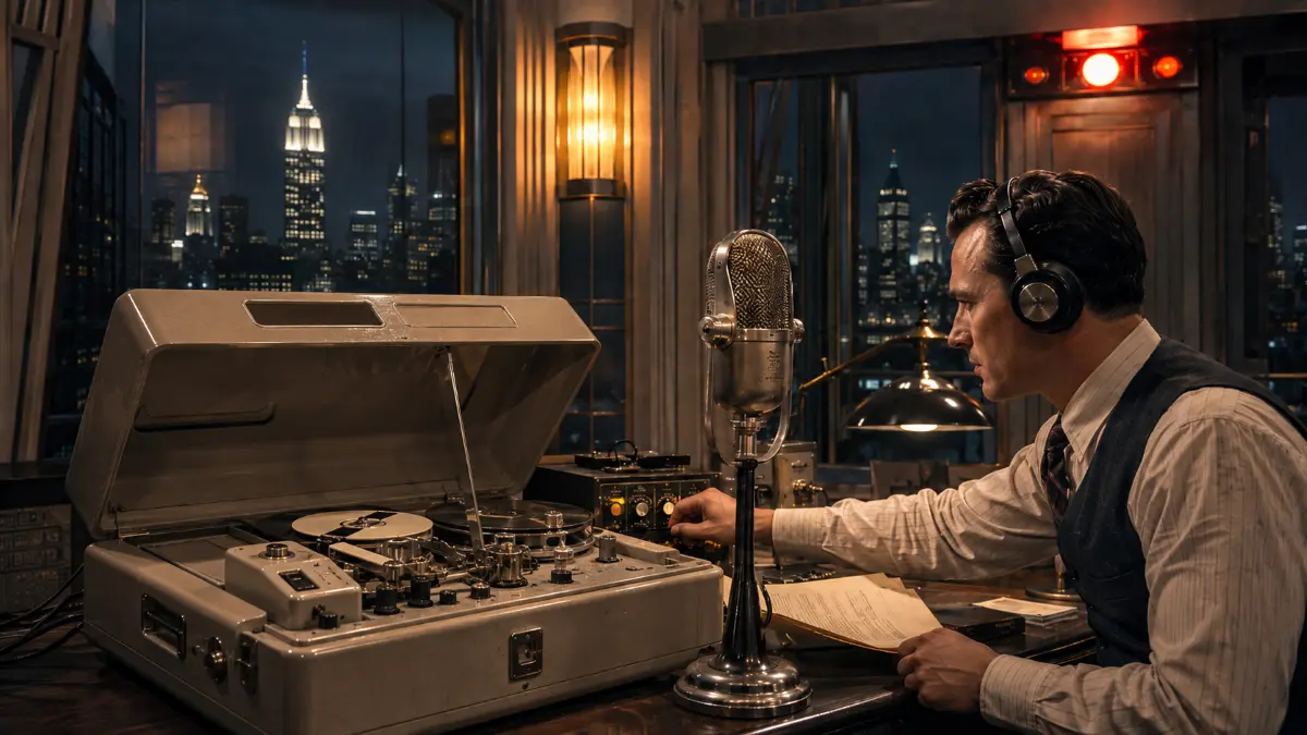 WQXR’s First Tape Recorder Broadcast 1938