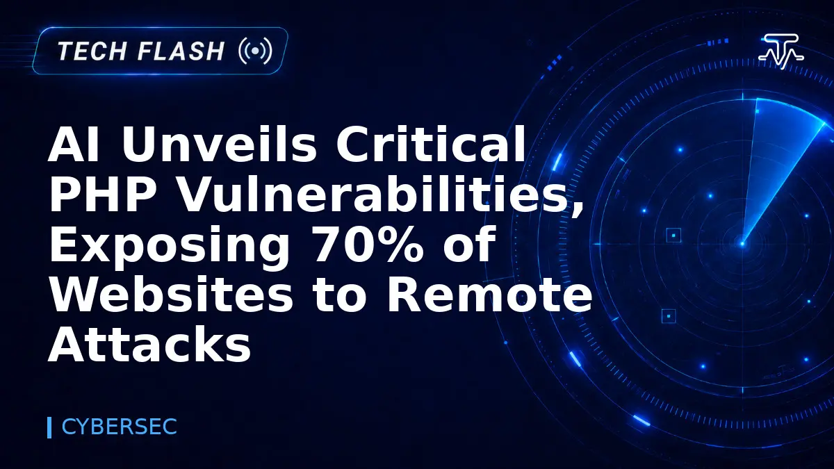 AI Unveils Critical PHP Vulnerabilities, Exposing 70% of Websites to Remote Attacks - Tech Flash