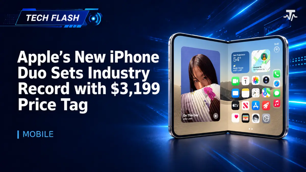 Apple’s New iPhone Duo Sets Industry Record with $3,199 Price Tag