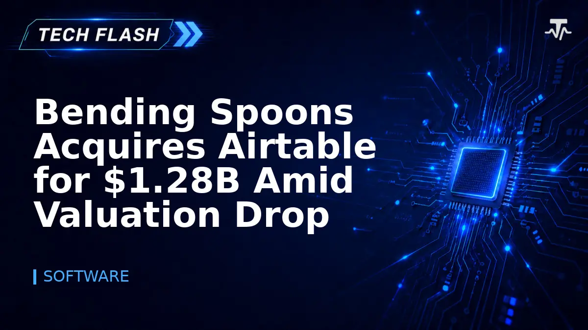 Bending Spoons Acquires Airtable for $1.28B Amid Valuation Drop