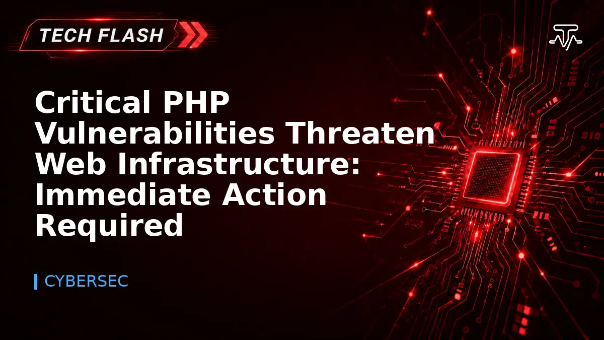 Critical PHP Vulnerabilities Threaten Web Infrastructure: Immediate Action Required - Tech Flash