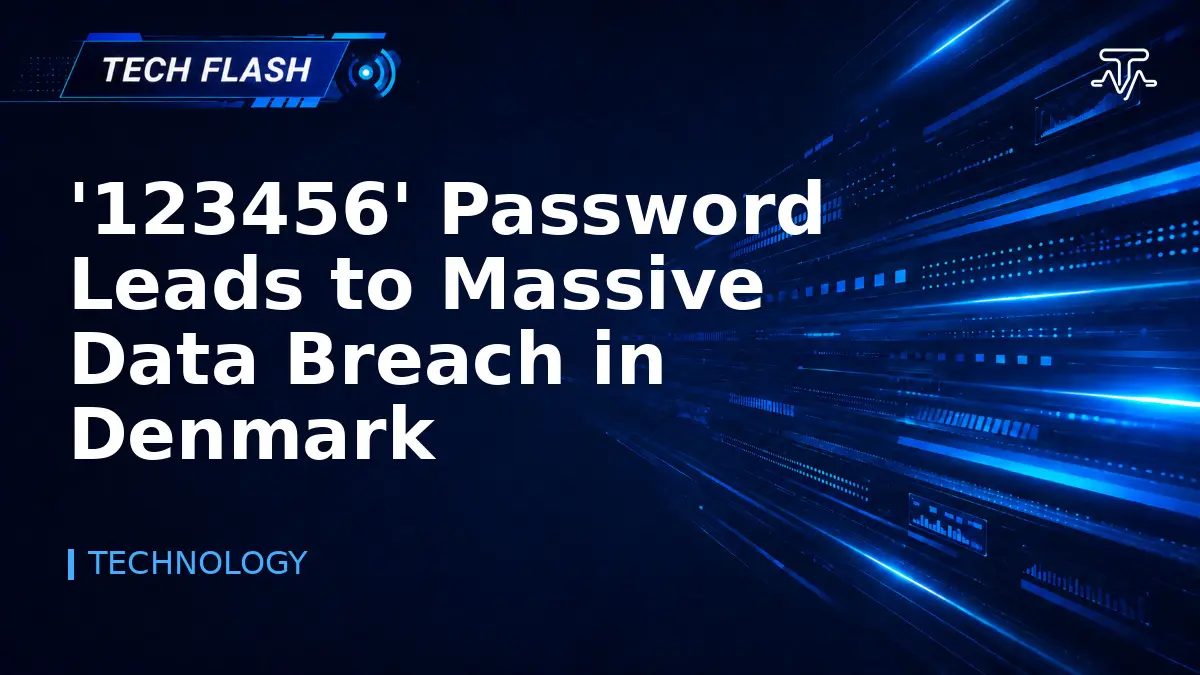 ‘123456’ Password Leads to Massive Data Breach in Denmark