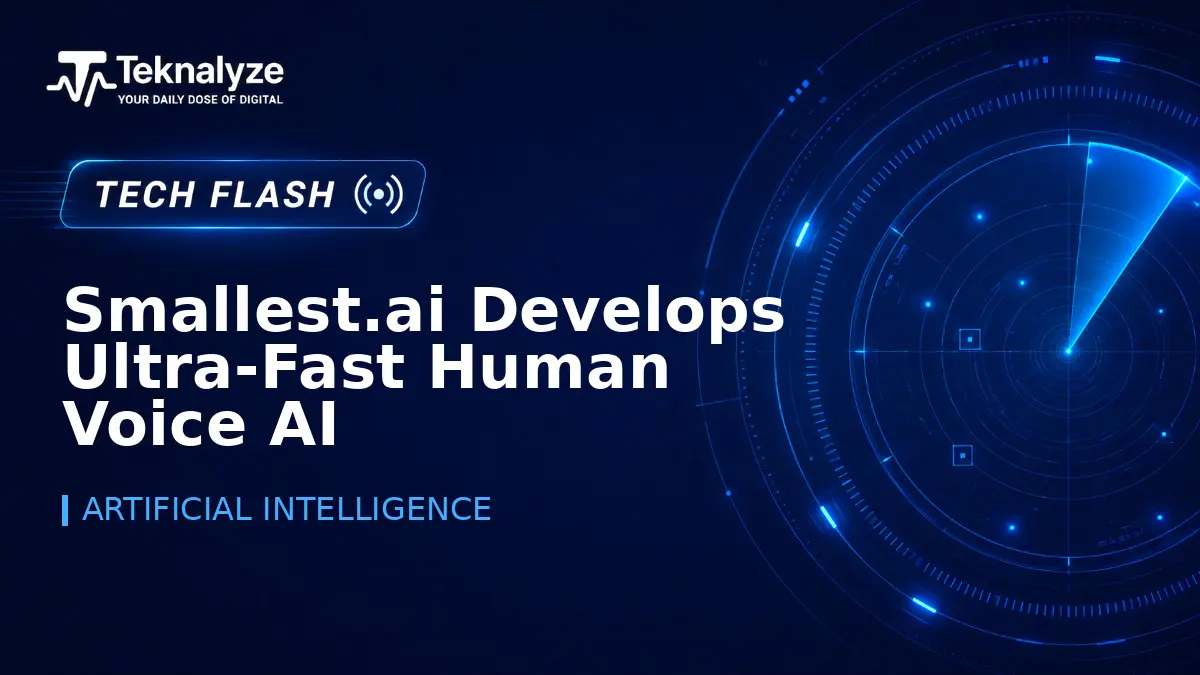 Smallest.ai Raises $13M to Advance Ultra-Fast Human-Like Voice AI