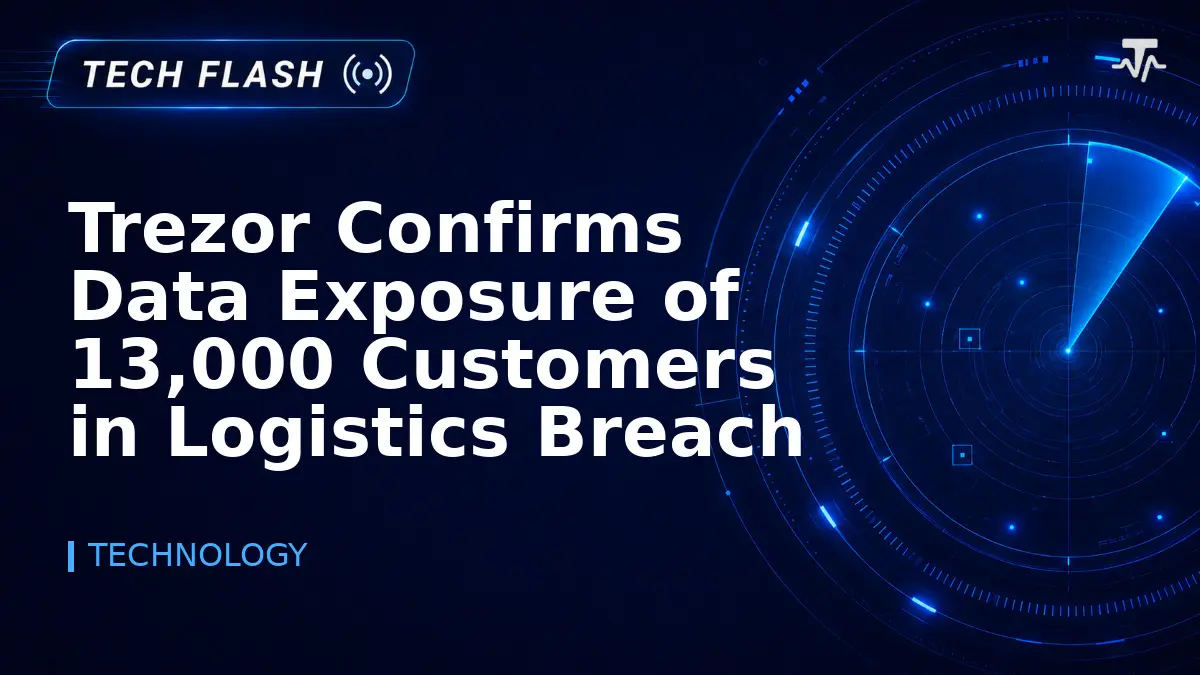 Trezor Confirms Data Exposure of 13,000 Customers in Logistics Breach