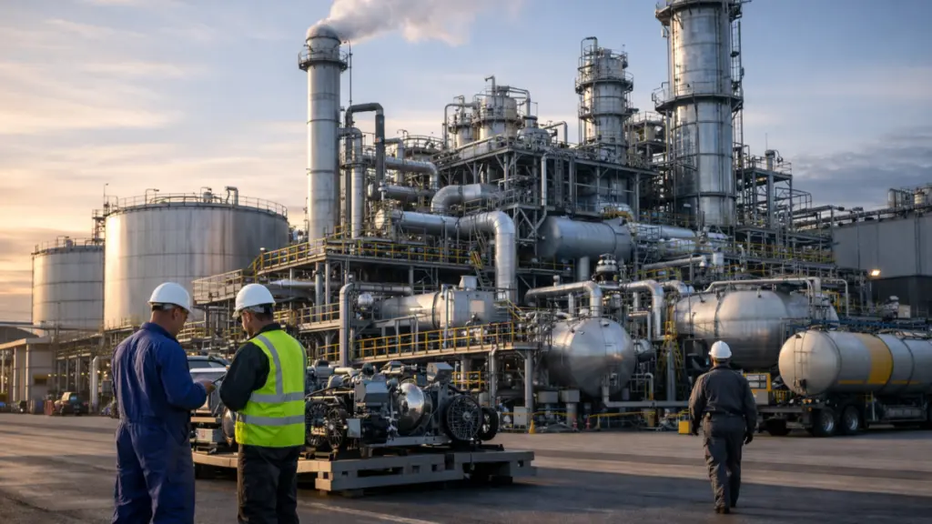 Industrial facility producing sustainable synthetic fuel from captured carbon for next-generation Formula 1 hybrid engine