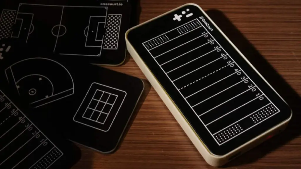 Tactile football field device used by blind fans to follow real-time game action during Super Bowl LX